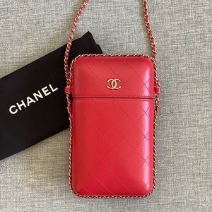 Chanel Chain Around Phone Holder